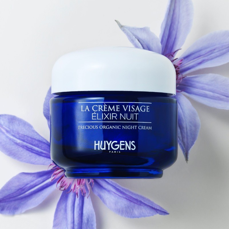 La Crème Visage Élixir Nuit HUYGENS - Crème nuit BIO riche et apaisante