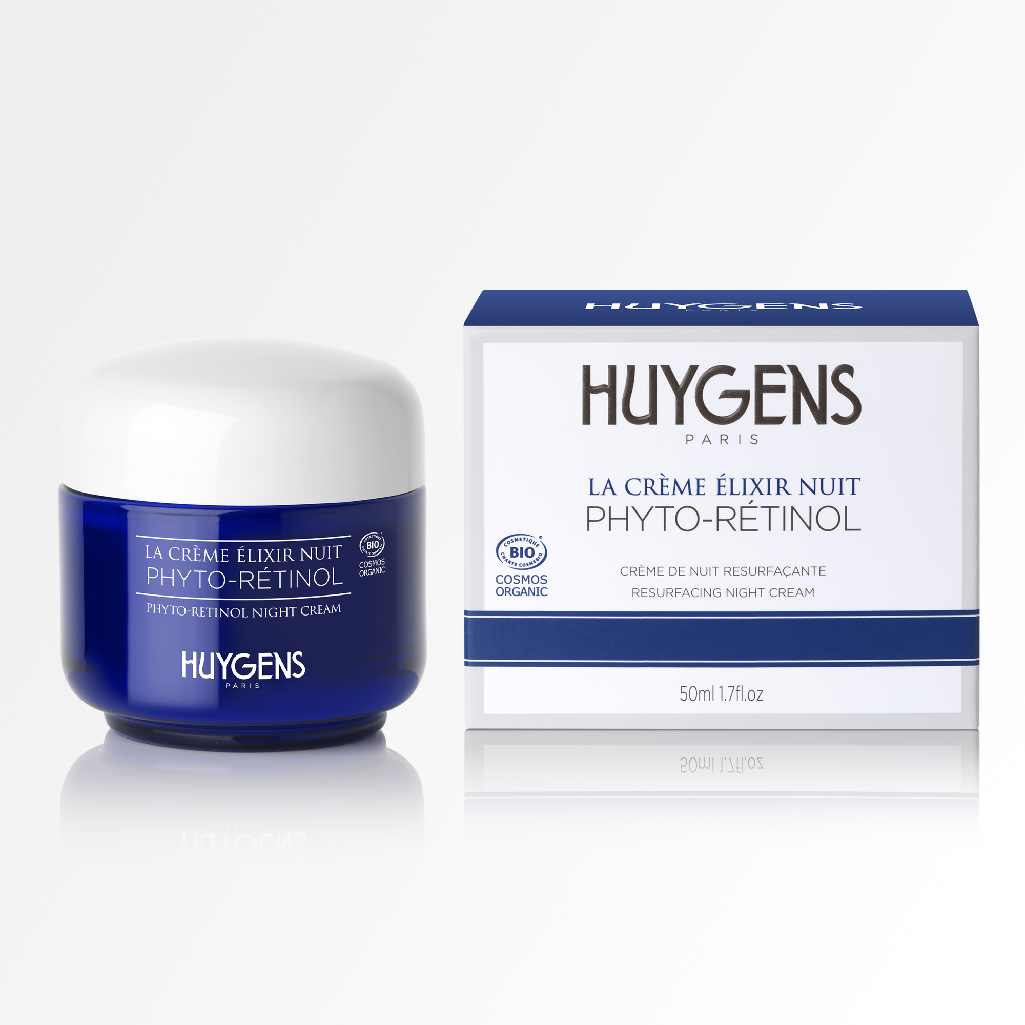 Pot et étui de La Crème Élixir Nuit Phyto-Rétinol