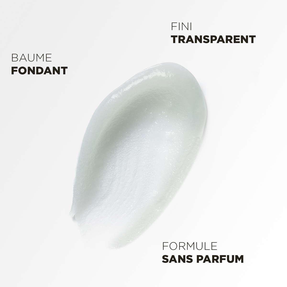 Baume fondant au fini transparent, formule sans parfum