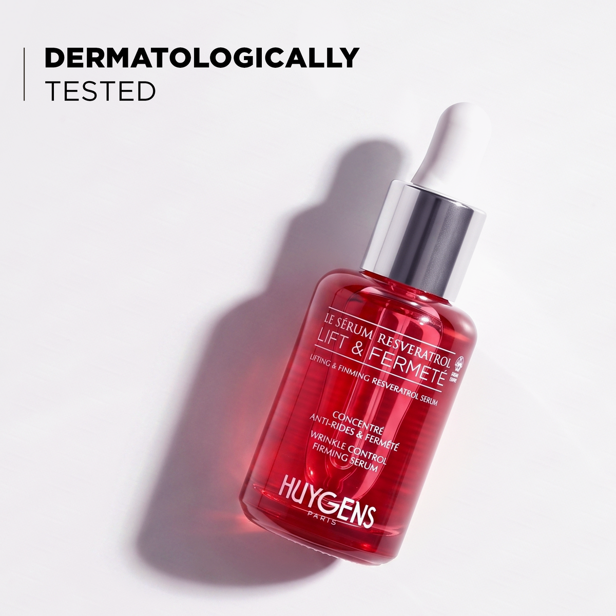 Serum bottle, dermatologically tested