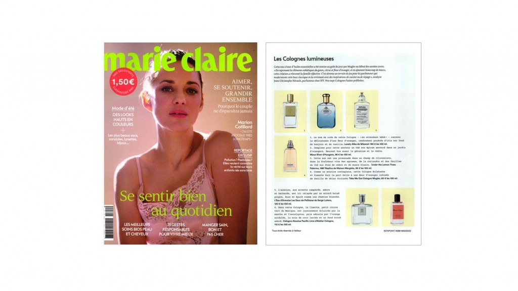 HUYGENS IN MARIE CLAIRE