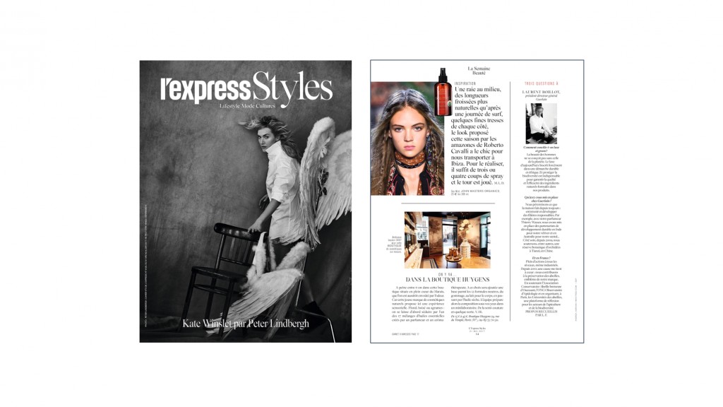 HUYGENS in L'Express Styles